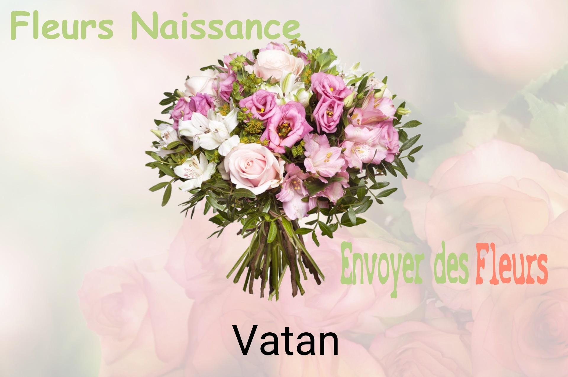 Bouquet de fleurs de naissance livré à Vatan